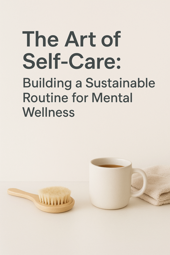 How To Build a Sustainable Self-Care Routine